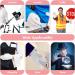 White Cotton Gloves for Dry Hands | Moisturizing Overnight Gloves for Eczema | 12 Pairs | Men & Women | One Size Fits Most - Buy Online on GoSupps.com