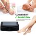 Plastic Sterilizing Tray Box for Nail Art Tools - Black Sterilizer for Salon and Home Use - Buy Online on GoSupps.com