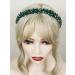 Brihasory Green Rhinestone Headband | Wedding Hair Accessories for Brides | Tiaras for Women and Girls | Goddess Costume Hair Decoration | Prom Bridesmaid Gifts - Buy Online on GoSupps.com
