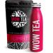 WOW TEA WOW TEA - Herbal Tea for Weight Loss | Detoxifying Tea - Body Cleansing and Bloating Relief | Ayurveda Wellness Tea + Tea Thermos with Infuser - 150g + 500ml | 100% Natural | Made in the EU