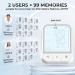 AOJOO Automatic Upper Arm Blood Pressure Monitor with Large LCD Display - Adjustable Digital BP Cuff Kit - 198 Sets Memory - Storage Bag, White - Buy Online on GoSupps.com