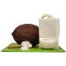 Coconut Soap Bar with Loofah for Dry sensitive skin and whole body.