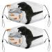 HDFGD Face Masks Cat Black Goldfish Reusable Dustproof Face Mask For Adult Men Women 2 PCS