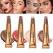 Liquid Contour Beauty Wand  Face Concealer Contouring with Cushion Applicator  Highlighter and Bronzer Stick  Long Lasting & Smooth Natural Matte Finish  Lightweight Super Silky (4colors(1+3+4+6))