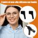 Liepglas eargrips 4 pairs of temple tips antislip holders Comfortable glasses for front sunglasses and secure fit for sports daily wear or work - Buy Online on GoSupps.com