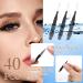 40 Pcs Micro Eyebrow & Eyelash Tools with Cap - Brow Lamination Brush, Spoolie, Lash Lift, Filler for Women & Men - Buy Online on GoSupps.com