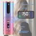 Rechargeable Cordless Automatic Hair Curling Iron | Fast Heating, 6 Temps & Timers, Auto Shut-Off for Styling - Buy Online on GoSupps.com