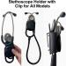 Leather Stethoscope Holder Clip - No More Neck Strain, Loss, or Misplacement - B02 Medical Floral Canvas - Buy Online on GoSupps.com
