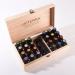 Premium Wooden Essential Oil Box with 25 Compartments | Aromatherapy Storage & Organizer for Essential Oils - Buy Online on GoSupps.com