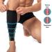360 RELIEF Compression Calf Sleeves for Men and Women | Ideal for Sports, Shin Splints, Muscle Cramps | Running, Hiking, Marathon | M L XL | Black - L Single - Buy Online on GoSupps.com