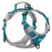 Thinkpet Anti Zug Dog harness dog harness with handle easy to control dog harness adjustable without choking dog dishes reflective breathable upholstered (m bright blue -green) bright blue -green m (1 Pack)