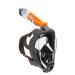 OCEAN REEF - Aria QR + Quick Release Snorkeling Mask - Full Face Snorkeling Mask - 180 Degree Underwater Vision - 8 Colours and 4 Sizes Black Medium / Large