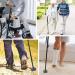 Walking Sticks Foldable for Men & Women Height Adjustable Free Standing Cane with LED Guide Light Heavy Duty Cane for Seniors & Adults Surprise Gift - Buy Online on GoSupps.com