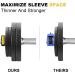 Power Guidance Dumbbells | 50mm Barbell Clamps & Collar Clips | Quick Closure for Weightlifting & Fitness Training - Durable Nylon & Rubber | International Shipping - Buy Online on GoSupps.com