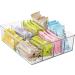 MDesign Kitchen Storage Box - 8-Compartment Cabinet Organizer for Food Spices & Soups - Transparent 26.7 x 30.5 x 8.9 cm - Ideal for Modern Kitchens - International Shipping Available - Buy Online on GoSupps.com