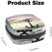 Portable Beach Sunset Anchor Women s Bands Storage Bag - Menstrual Cup & Breastfeeding Pad Holder for Teens & Girls - Buy Online on GoSupps.com