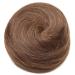 Human Hair Scrunchies Buns Updo Hairpieces #4 Medium Brown (30g)