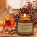 8-Piece Aromatherapy Candle Set - Soy Wax Fragrance Candles in Glass | Rose Teak Amber Mint & Grapefruit - Perfect for Room Fragrance Gifts and Celebrations - Buy Online on GoSupps.com