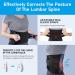 Bracepost Ultra-Breathable Back Brace for Lower Back Pain Relief - Adjustable Lumbar Support Belt for Herniated Disc, Sciatica, Scoliosis - Size Large, Black - Men & Women - Buy Online on GoSupps.com