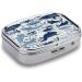 Ocean Theme Turtle Octopus Pill Box | 2 Compartment Decorative Metal Pill Organizer for Travel - Buy Online on GoSupps.com