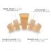 TELETIES Tiny Hair Clip - Strong Grip, Bendable Teeth, Curved Design - Ideal for Thin Hair, Kids, Half-up Styles - Almond Beige - Buy Online on GoSupps.com