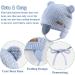 XIAOHAWANG Baby Earflap Beanie Hat | Soft Knit Bear Infant Toddler Hat 18m-3yr | Sky Blue - Buy Online on GoSupps.com