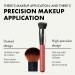 Kabuki Brush - Flat Top Kabuki Brush - Bronzer Brush Contour Brush Blush Brush and Foundation Brush for Liquid Makeup Flawless & Effortless Makeup Brush Vegan Fibres Make Up Brush - Buy Online on GoSupps.com