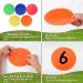 WUSHUANG 10 Inch Poly Vinyl Spot Markers - Non Slip Rubber Agility Cones for Speed Agility Training - 10 Pcs - Buy Online on GoSupps.com