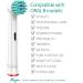 Alayna Sensitive Brushes - 8 Pack Replacement Brush Heads for Oral B Electric Toothbrush - Compatible with Oral-b Braun 7000, Pro 1000, 9600, 500, 3000, 8000 - Sensitive Gum Care - Clean 8 Count - Buy Online on GoSupps.com