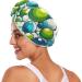 Teal Blue Round Hair Towels 2 Pack - Super Absorbent Quick Dry Turbans for Women & Girls - Buy Online on GoSupps.com
