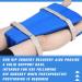 Hip Abduction Pillow for Surgery Recovery | Comfortable Hip Replacement Support with Strap & Cover - Buy Online on GoSupps.com