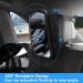 360 Shatterproof Baby Car Back Seat Mirror - Adjustable & Frost-Proof for Safe Travel - Buy Online on GoSupps.com