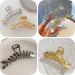 Fashionable Fish Bone Hair Clips Set - 3 PCS Metal Hair Claw Clips for Thick & Thin Hair - Stylish French Hair Accessories for Women and Girls - Buy Online on GoSupps.com