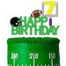 Football 7 Cake Toppers 7th Birthday Decoration with Rugby Ball for Football 7th Themed Birthday Party
