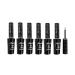 DEALPLUSDEAL Italia Deluxe Matte Liquid Eyeliner - 6 Pcs Set Waterproof Long Lasting Smudge Proof Professional Matte Ink Liner Eye Makeup Black