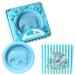 AiXiAng Cute Mini 24 Pieces Little Elephant Style Soaps in Blue Gift Packaging for Baby Shower Favors Blue Elephant Soaps-click for More Choice