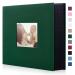 Miaikoe Photo Album 6x4 600 Pockets Slip in Large Capacity Album for Family Wedding Anniversary Linen Album Book Holds 600 Horizontal and Vertical 10x15cm Photos(600 Pockets Dark Green) 600 Pockets Dark Green
