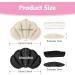 Sibba Heel Grips Liner Cushions - 4 Pairs for Loose Shoes | Anti-Slip Protectors for Blisters | Comfortable Heel Pads for Men & Women | Black & Nude - Buy Online on GoSupps.com