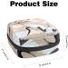Japanese Cranes Sunset Menstrual Storage Bag - Portable Period Pouch for Women and Teens - Buy Online on GoSupps.com