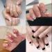600 Pcs Oval False Nail Tips - 12 Sizes Short Transparent French Half Cover for DIY Nail Art Studios - Buy Online on GoSupps.com