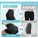 Ddobb Gym Shorts for Women | Scrunch Butt High Waist Sports Shorts | Seamless Cycling & Workout Pants | Fitness & Yoga | S-M Black - Buy Online on GoSupps.com