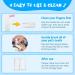 Adiwo Dog Toothbrush Finger 12 Pcs Reusable Dog Finger Toothbrush Anti-Plaque 360 Full-Surrounded Bristles Dog Tooth Brush Efficient Dog Teeth Cleaning Products for Dogs and Cats - Buy Online on GoSupps.com