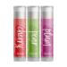 Fruity Favorites Lip Balm Gift Set - Cherry Pear Plum