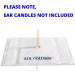 Ear Candling Treatment Towel - Spa Grade Microfiber Cloth for Professional Ear Cleaning - Ear Candles Not Included - Buy Online on GoSupps.com