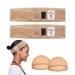 Adjustable Velvet Wig Grip Comfort Band Wig Liner Headband Headband Holder for Wigs for Men Women 2 Pack