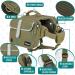PETAMI Large Olive Green Dog Saddle Bag for Medium-Sized Dogs | Travel Vest & Canvas Dog Sac - Buy Online on GoSupps.com