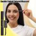 Eyelash Mascara Double Head Waterproof and Sweatproof Long Lasting Eyelashes Makeup Tool for Party Vacation Travel Black - Buy Online on GoSupps.com