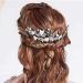 Flayem Wedding Bridal Comb & Crystal Wick Helmet - Flower Hair Accessories for Women & Girls (3 Pack) - Buy Online on GoSupps.com