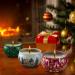 Buy Christmas Scented Soy Wax Candles - Aromatherapy & Stress Relief - Set of 12 Natural Fragrance Tin Candles for International Shipping - Buy Online on GoSupps.com