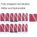 Adhesive Nail Wraps Eco friendly Charming Unique Nail Polish Strip for Salons(20) - Buy Online on GoSupps.com